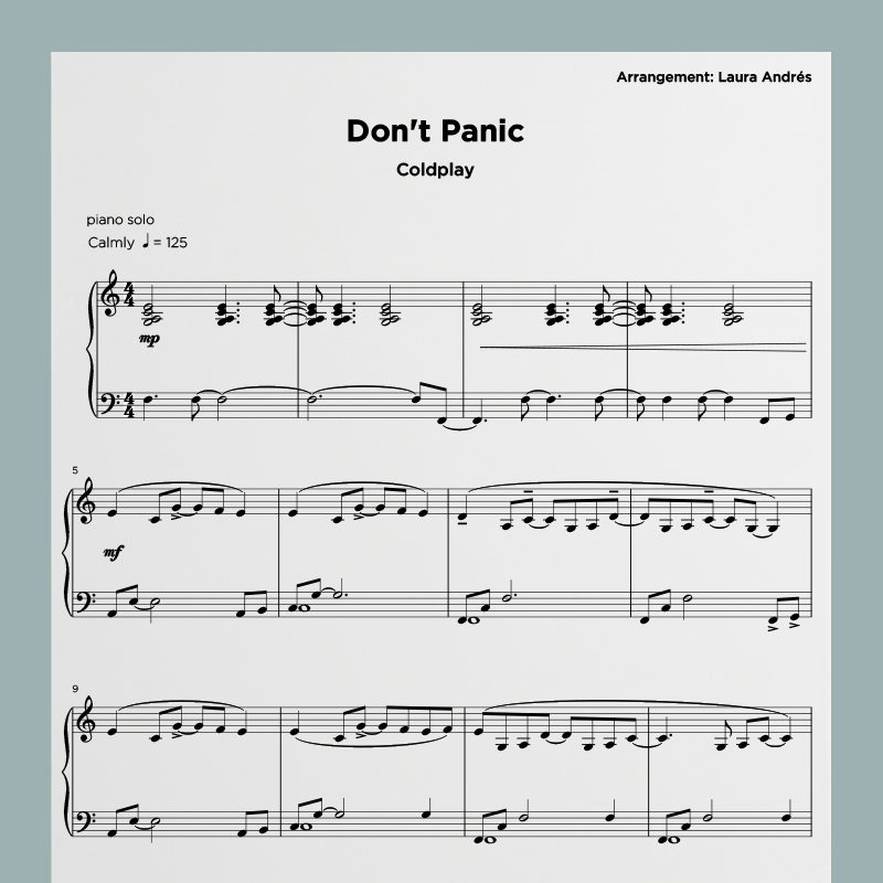 2. Don_t Panic - Coldplay (Laura Andrés)
